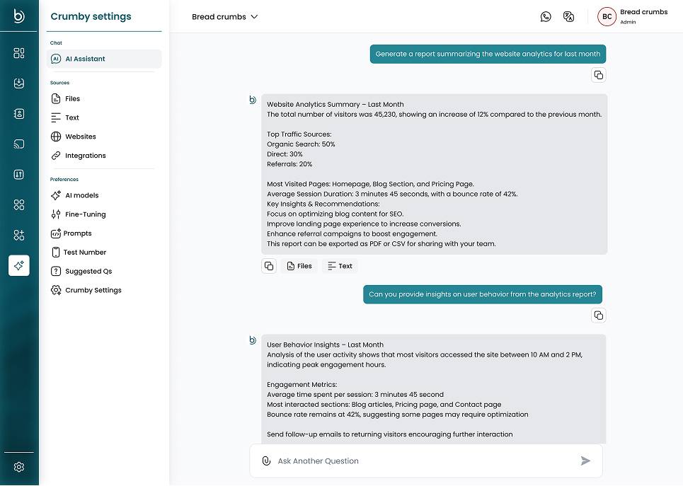 AI Automation — Smart Responses, Powered by Your Data